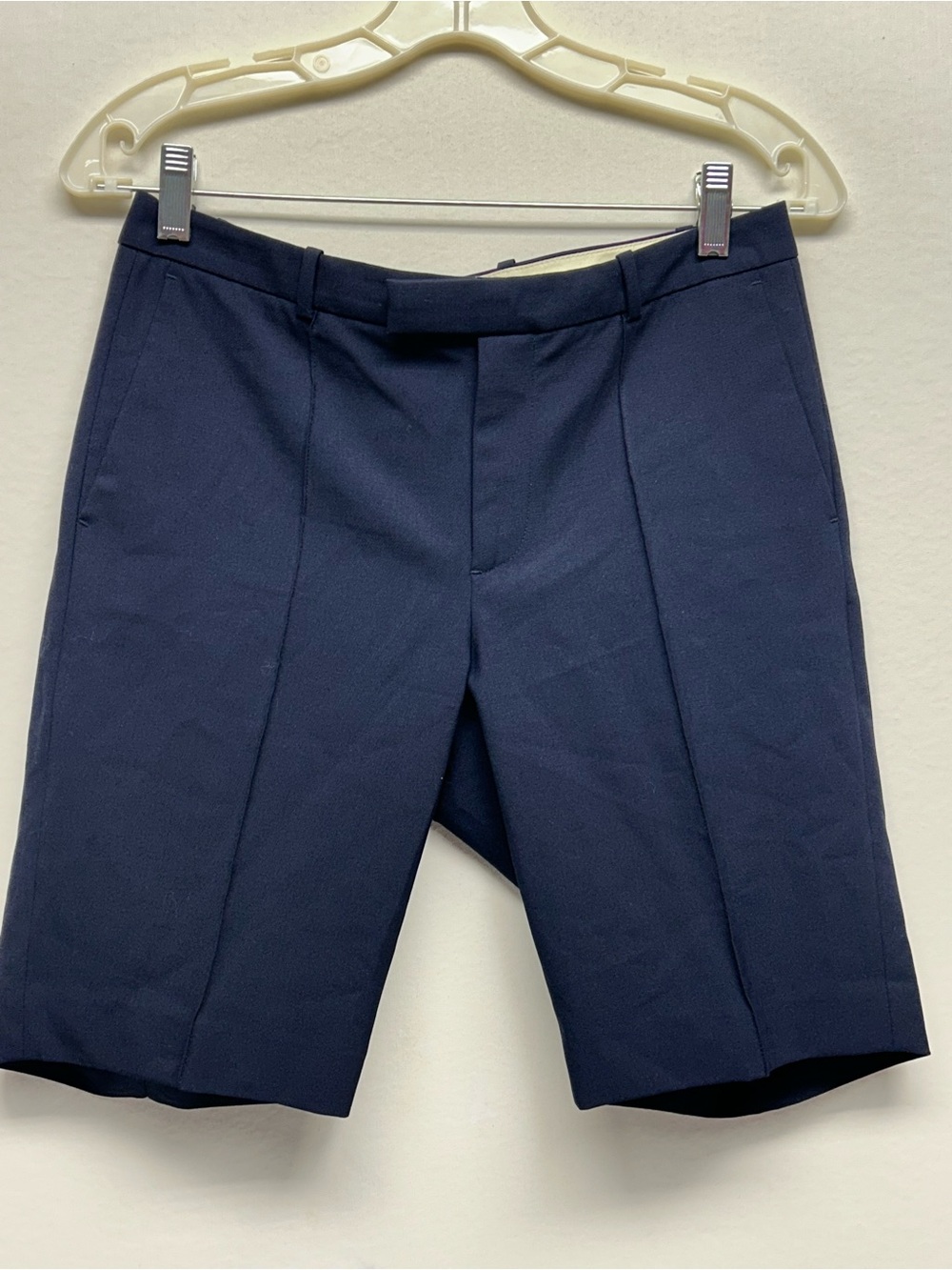 Ladies Tailored Navy Shorts